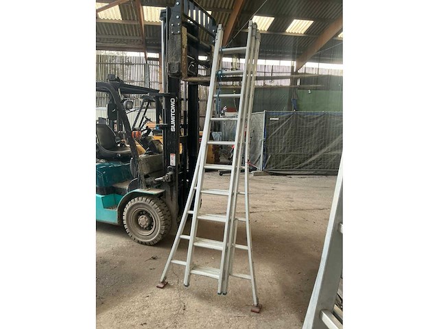 Solide 3x10 3 delige schuifladder - afbeelding 1 van  3