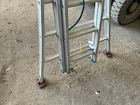 Solide 3x10 aluminum schuifladder - afbeelding 2 van  4