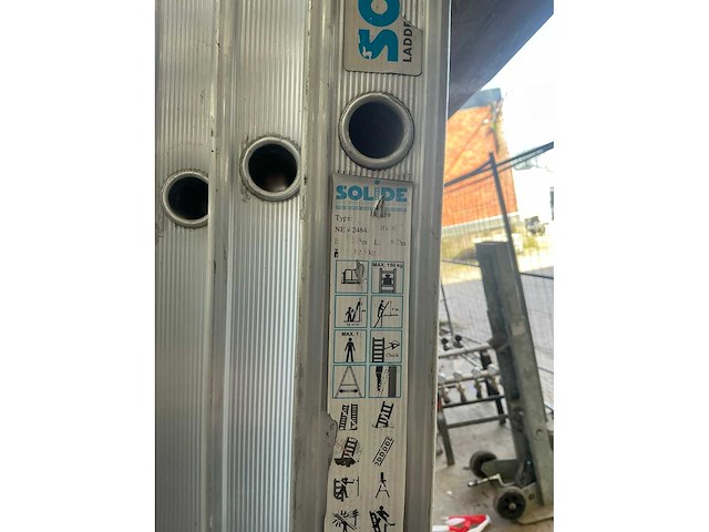 Solide 3x10 aluminum schuifladder - afbeelding 4 van  4
