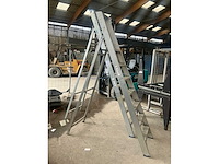 Solide aluminium diverse trapladder (2x) - afbeelding 1 van  4