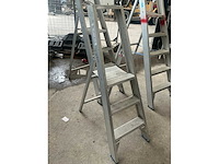 Solide aluminium diverse trapladder (3x) - afbeelding 4 van  4