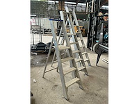 Solide aluminium diverse trapladder (3x) - afbeelding 1 van  9