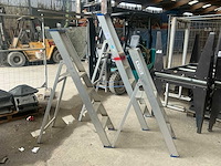 Solide aluminium diverse trapladder (3x) - afbeelding 1 van  4