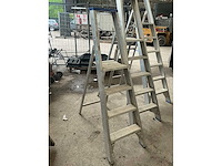 Solide aluminium diverse trapladder (3x) - afbeelding 2 van  9