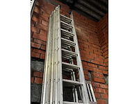 Solide aluminium ladder 3x16 - afbeelding 3 van  4