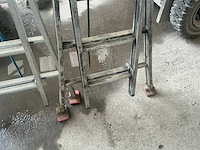Solide c 2x8 aluminium schuifladder (2x) - afbeelding 3 van  6