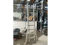 Solide c 2x8 aluminium schuifladder - afbeelding 1 van  3