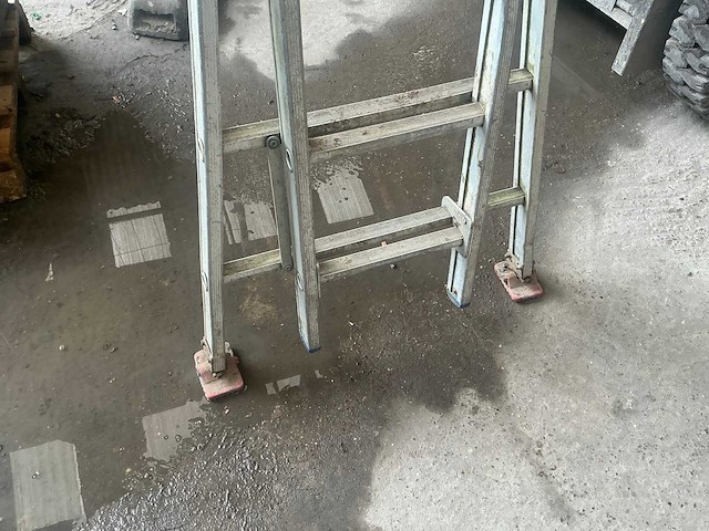 Solide c 2x8 aluminium schuifladder - afbeelding 2 van  3