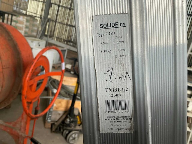 Solide c2x14 2 delige schuifladders (2x) - afbeelding 5 van  5