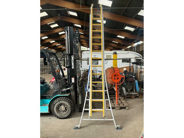 Solide d14 3 delige schuifladder - afbeelding 1 van  4