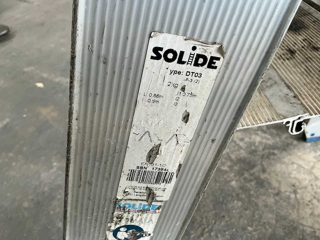 Solide dt03 aluminium trapladder - afbeelding 4 van  4