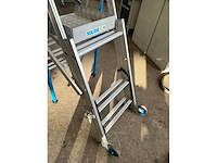 Solide pir0406 opvouwbare uitschuifbare bordesladder - afbeelding 6 van  7