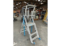 Solide pir0406 uitschuifbare platformladder - afbeelding 2 van  7