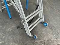 Solide pir0406 uitschuifbare platformladder - afbeelding 3 van  7