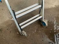 Solide pir0710 opvouwbare uitschuifbare bordesladder - afbeelding 6 van  8