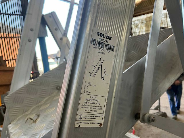 Solide pir0710 platformladder te herstellen! (2x) - afbeelding 2 van  11