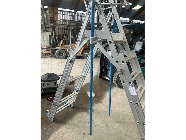Solide pir0710 uitschuifbare platformladder - afbeelding 3 van  8