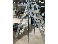 Solide pir0710 uitschuifbare platformladder - afbeelding 3 van  8