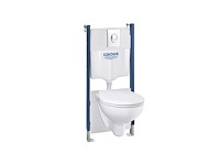 Solido bau start wandhangend toiletpakket - grohe white - afbeelding 1 van  1