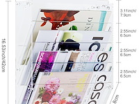 Solinxe hangende documentenhouder acryl 5 vakken - afbeelding 1 van  4