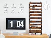 Solinxe hangende/ staande documentmap 10 houten vakken - afbeelding 1 van  4