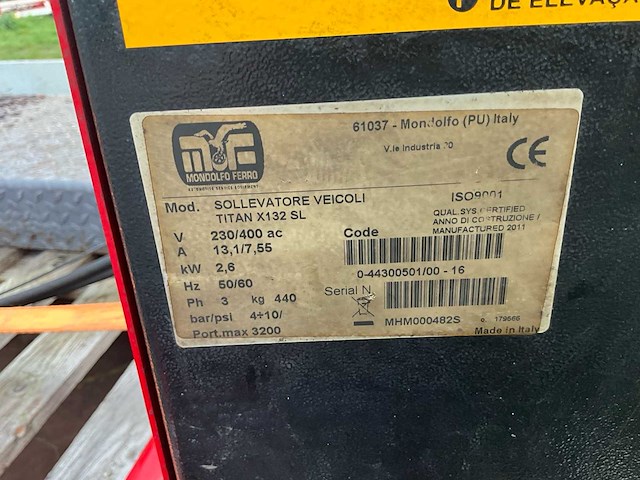 Sollevatore veicole hefbrug - afbeelding 5 van  6