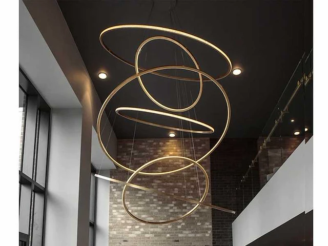 Solo aurora 512 design hanglampen goud glans - afbeelding 5 van  13