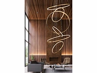 Solo aurora 512 design hanglampen goud glans - afbeelding 6 van  13