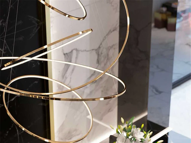 Solo aurora 512 design hanglampen goud glans - afbeelding 10 van  13