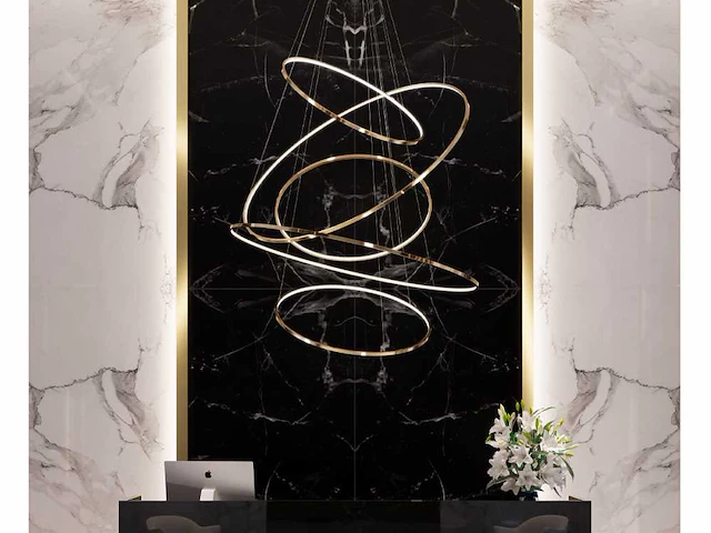 Solo aurora 512 design hanglampen goud glans - afbeelding 12 van  13