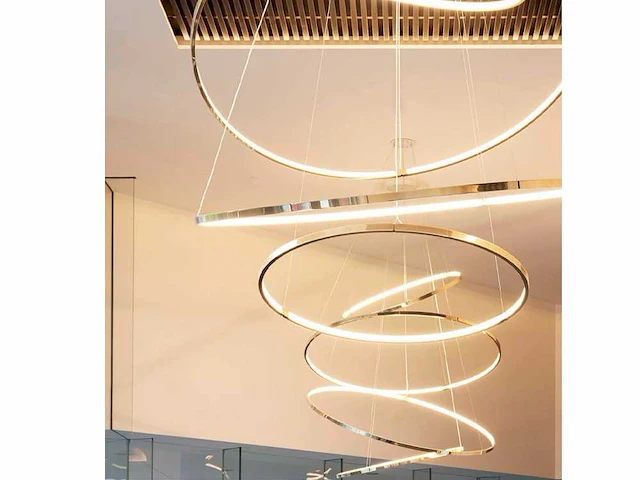 Solo aurora 512 design hanglampen goud glans - afbeelding 13 van  13