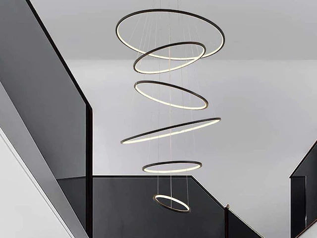 Solo aurora 512 design hanglampen zwart - afbeelding 2 van  13