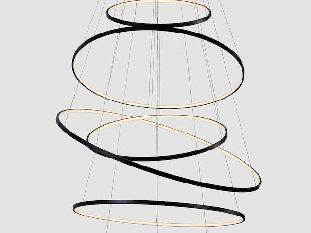 Solo aurora 512 design hanglampen zwart - afbeelding 14 van  14