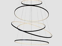 Solo aurora 512 design hanglampen zwart - afbeelding 14 van  14