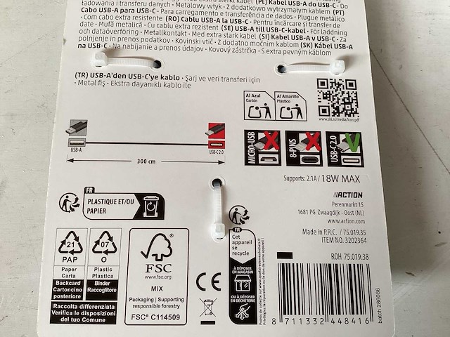 Sologic usb kabel 3 meter (144x) - afbeelding 5 van  5