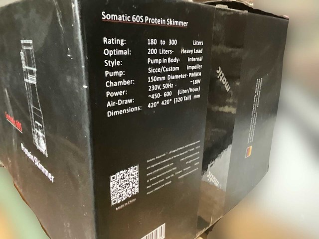 Somatic 60s protein skimmer - vertex aquaristik - afbeelding 2 van  2