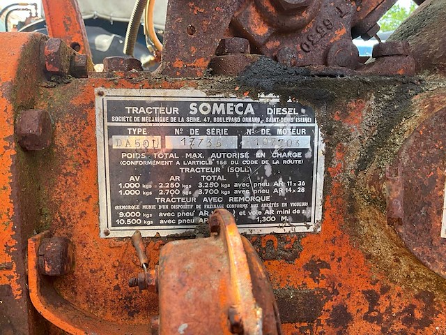 Someca da 50l 2wd landbouwtractor - afbeelding 7 van  24
