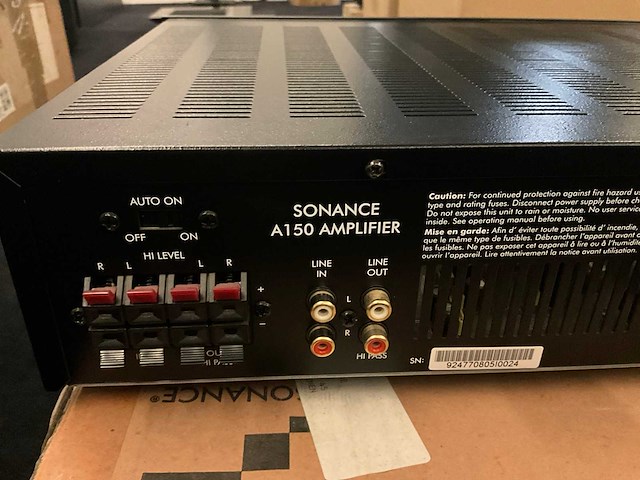 Sonance subwoofer & subwoofer versterker - afbeelding 4 van  8