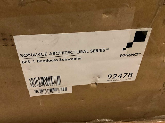 Sonance subwoofer & subwoofer versterker - afbeelding 7 van  8