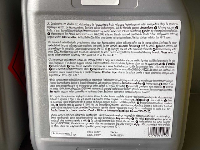 Sonax spray + seal (2x) - afbeelding 3 van  4