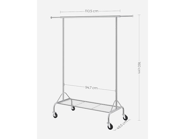 Songmics kledingrek - afbeelding 2 van  5