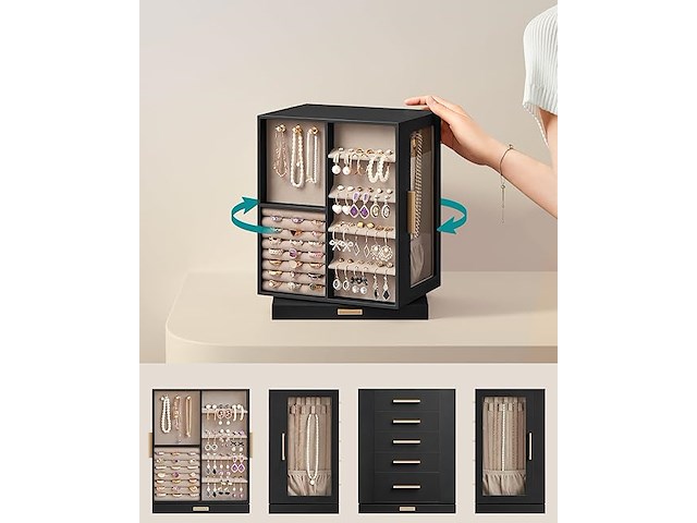 Songmics sieradendoos - afbeelding 3 van  4