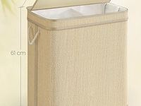 Songmics wasmand met 2 compartimenten - afbeelding 2 van  2