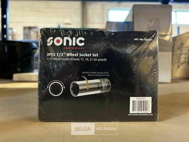 Sonic - krachtdopset 1/2 wielbout - afbeelding 1 van  3