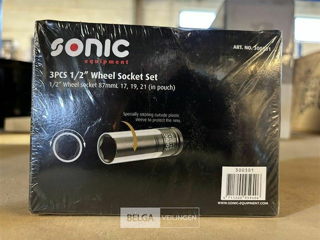 Sonic - krachtdopset 1/2 wielbout - afbeelding 2 van  3