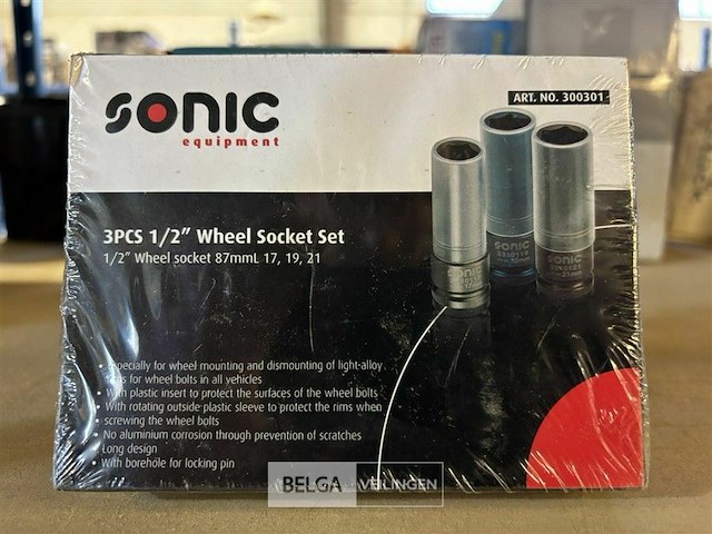 Sonic - krachtdopset 1/2 wielbout - afbeelding 3 van  3