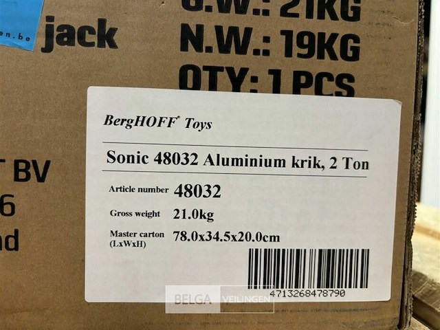 Sonic 48032 aluminium krik 2t - afbeelding 3 van  3