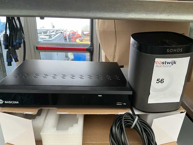 Sonos play 1 smartspeaker + bascom recorder videobewaking - afbeelding 1 van  3