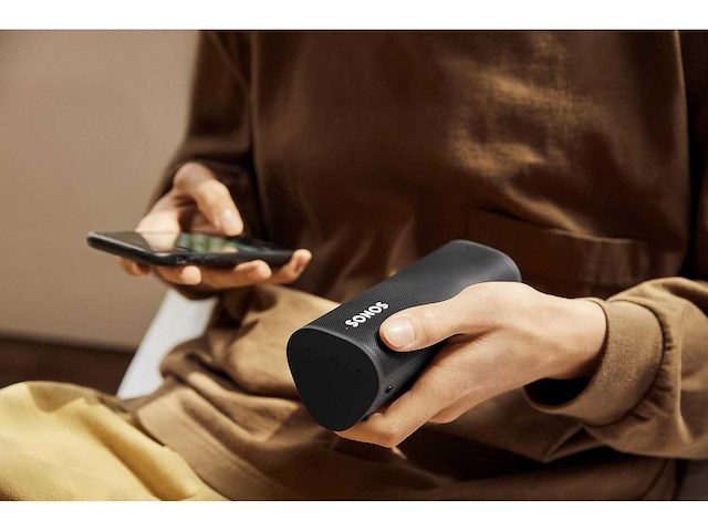 Sonos roam sl (zwart). compact formaat en hoogwaardig geluid - afbeelding 6 van  8