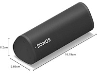 Sonos roam sl (zwart). compact formaat en hoogwaardig geluid - afbeelding 7 van  8